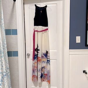 Vince Camuto Palm Tree Maxi Dress